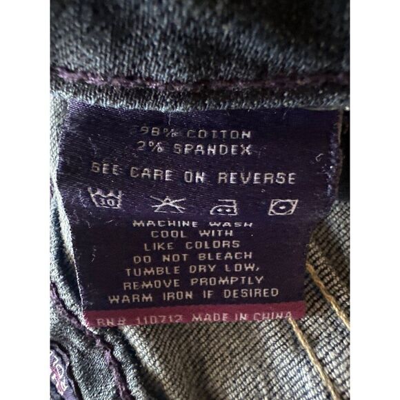 Vigoss The Boyfriend Mid-Rise Rolled Up Skinny Jeans Size 9 - Picture 10 of 13